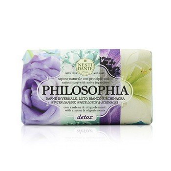 Philosophia Natural Soap - Detox - Winter Daphne, White Lotus & Echinacea With Azulene & Oligoelements