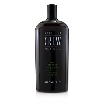 Men 3-IN-1 Tea Tree Shampoo, Conditioner and Body Wash