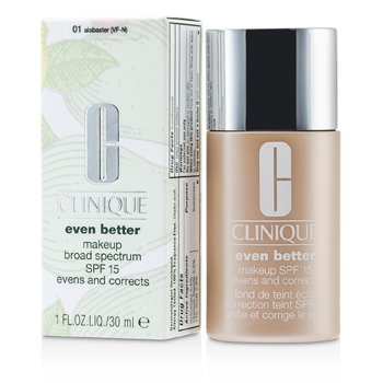 Clinique Even Better Makeup SPF15 (Dry Combination to Combination Oily) - No. 01/ CN10 Alabaster