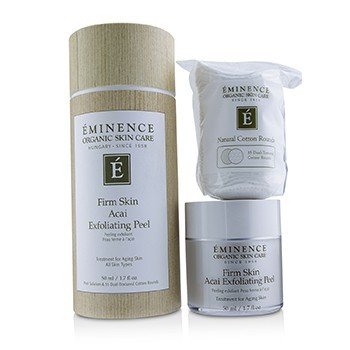Eminence Firm Skin Acai Exfoliating Peel (with 35 Dual-Textured Cotton Rounds)