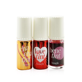 Lip Tints to Love Set (1x Chachatint 6ml + 1x Lovetint 6ml +1x Benetint 6ml)