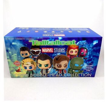 Hot Toys Marvel Studio Disney+ Cosbi Bobble-Head Collection (Case of 8 Blind Boxes)