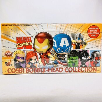 Hot Toys Avengers Cosbi Bobble-Head Collection (Case of 8 Blind Boxes)