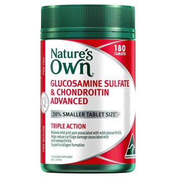 Natures Own [Authorized Sales Agent] Natures Own Glucosamine & Chond ADV  - 180 tablets