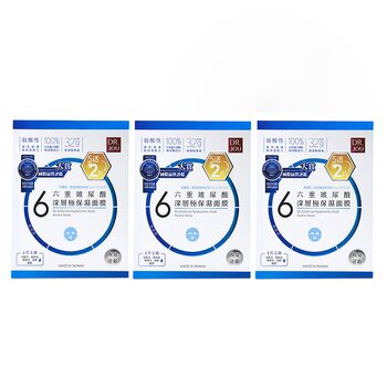 DR. JOU (By Dr. Morita) 【Super Saver Pack】Six Essence Hyaluronic Acid Hydra Mask x3