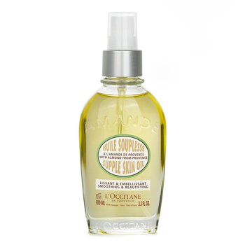 LOccitane Almond Supple Skin Oil - Smoothing & Beautifying (Random Packaging)