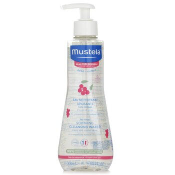 Mustela No Rinse Soothing Cleansing Water (Face & Diaper Area) - For Very Sensitive Skin