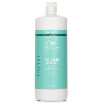 Wella Invigo Volume Boost Shampoo With Cotton Extract Fine Hair