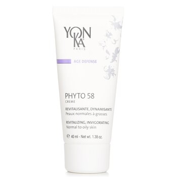 Yonka Age Defense Phyto 58 Creme With Rosemary + Vit. A.E.F. - Revitalizing, Invigorating (Normal To Oily Skin)