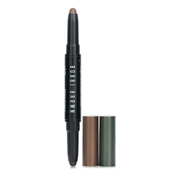 Dual-Ended Long-Wear Cream Shadow Stick - # Cafe/Gilded Green