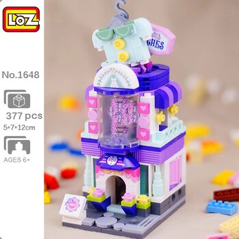 LOZ Street Series - Clothing Store Building Bricks Set
