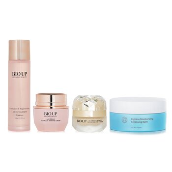 Natural Beauty BIO UP Essence 150ml+Bio Up Essence Cream 50g+BIO UP Eye Cream 20g+mori beauty by NB Cleansing Balm 115ml(Exp. Date: 05/2024)
